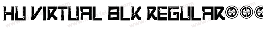 Hu Virtual Blk Regular字体转换